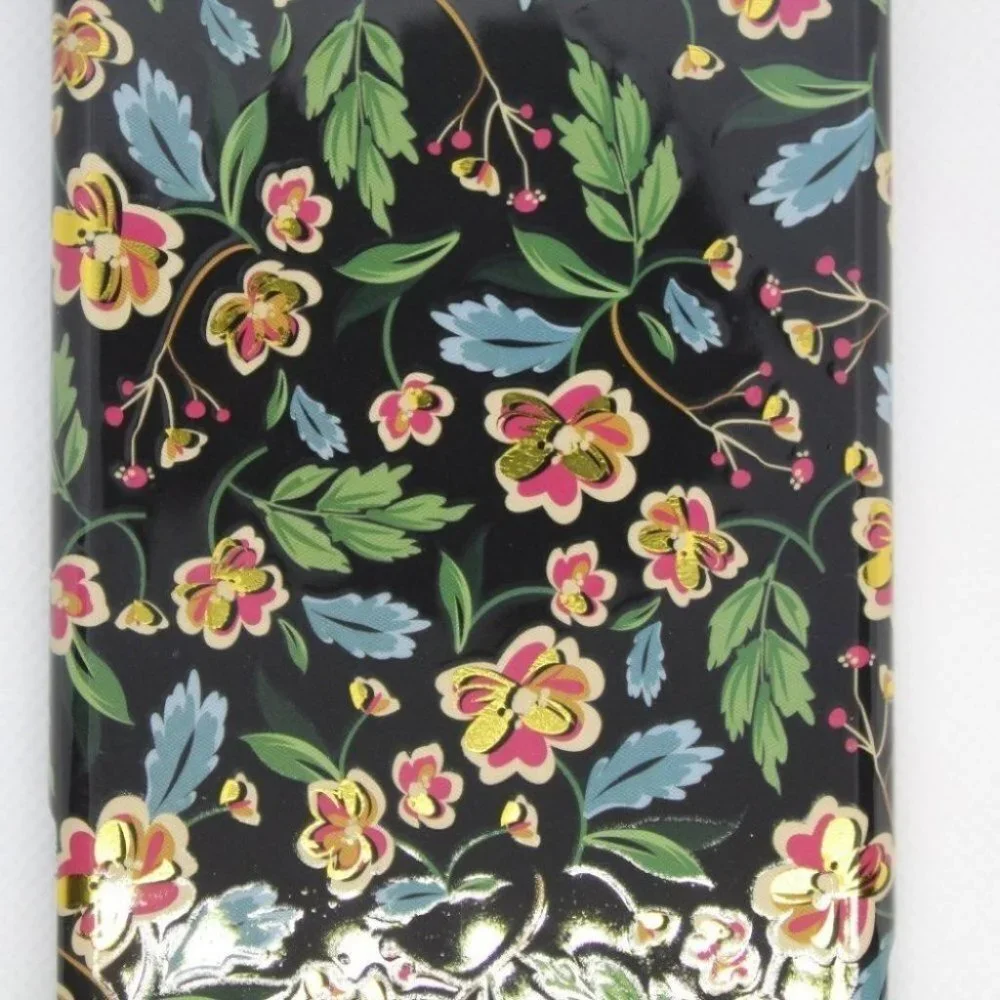 iPhone XR Floral tpu gold stamp case